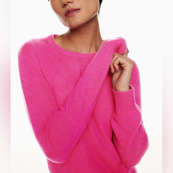Aritzia Babaton Quarterly Luxe Cashmere Sweater Size S - Picture 1 of 16